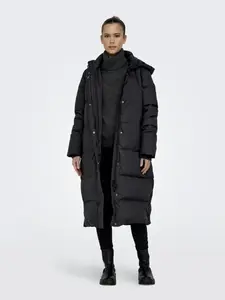 Only стеганое пальто "ONLALICE DOWN COAT OTW", черный