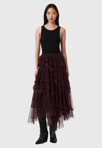 Юбка AllSaints JEN , Oxblood Red/Brown