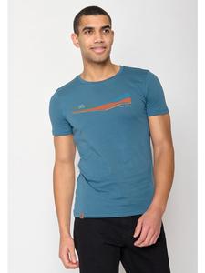 Футболка Bike Step On цвета сине-каменного цвета GreenBomb