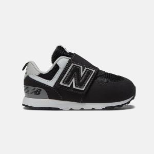 Детские кроссовки New Balance 574 NEW-B Hook & Loop, черный