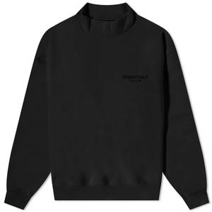 Свитшот Fear Of God Essentials Logo Mock Neck, черный