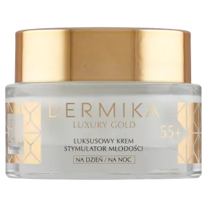 Dermika Gold 24k крем для лица стимулятор молодости 55+, 50 мл