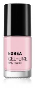 Лак для ногтей с гелевым эффектом NOBEA Day-to-Day, оттенок Baby pink #N49 6 мл