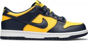 Кроссовки Nike Dunk Low GS 'Michigan' 2021, желтый