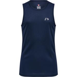 Футболка Kids Core Running Singlet S/L Unisex Kids NEWLINE, темно-синий