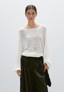 Джемпер Massimo Dutti BALLOON SLEEVE WITH BOWS, White