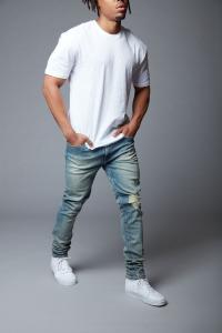 Джинсы скинни Fashion Nova A2SKY, синий