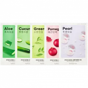 Missha Airy Fit набор масок для лица, 5x19 г/1 упаковка