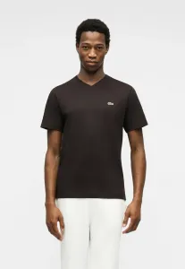 Простая футболка Lacoste, Dark Brown