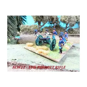 Полевая артиллерия, 10-фунтовая винтовка Паррота, пушка и экипаж, American Civil War - Union Army (28mm)
