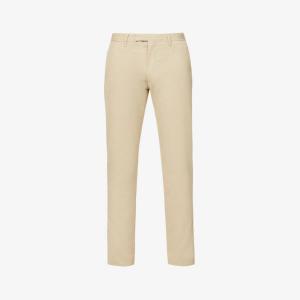 Зауженные брюки-чиносы зауженного кроя с поясом из эластичного хлопка Polo Ralph Lauren, хаки