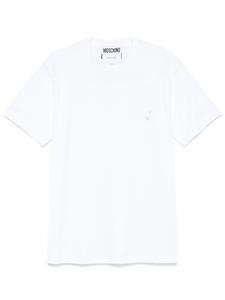 Moschino футболка с вышивкой, белый