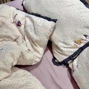 LUOLAI HOME Комплект постельного белья 1,8 м, 4 предмета, пододеяльник 200×230 см, мягкий, кролик