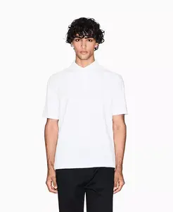 Мужская поло с коротким рукавом из мерсеризованного хлопка жаккард A|X Armani Exchange