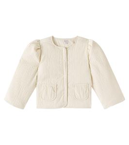 Стеганая куртка с вышитым логотипом Cleasje Donsje, Macroon