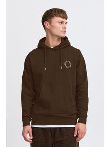 Толстовка с капюшоном !SOLID, коричневый