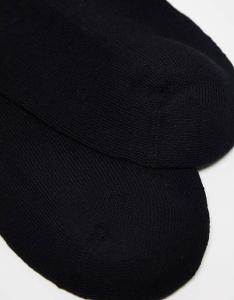 Пять пар черных махровых носков ASOS DESIGN