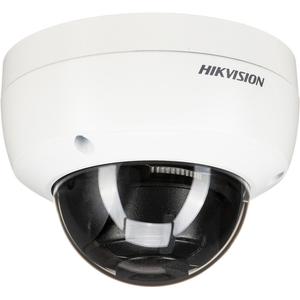 Уличная сетевая купольная камера Hikvision AcuSense PCI-D18F2S 8 МП с ночным видением и объективом 2,8 мм (белая)