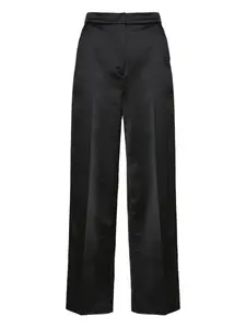 Атласные брюки Yves Salomon, черный
