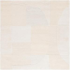 Ковер SAFAVIEH, 183 x 183 см, Fifth Avenue Collection, Ivory, современный дизайн, ручной работы из шерсти, идеально для гостиной, спальни, столовой (FTV351A-6SQ)