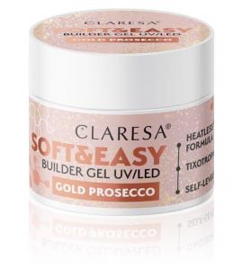 Строительный гель 12г CLARESA GOLD PROSECCO