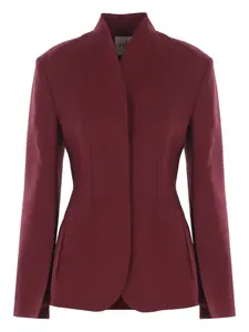 Приталенный жакет с V-образным вырезом и длинными рукавами CRIDA, красный