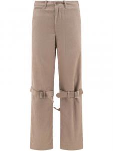 Брюки с пряжками KAPITAL, серый