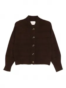 Кардиган Margherita на пуговицах Absolut Cashmere, коричневый