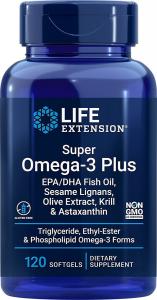 Диетическая добавка, Life Extension, Super Omega-3 Plus Epa/Dha Z L
