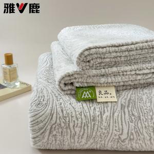 Yalu Флисовая простыня 120х230 см, утолщенная, серая