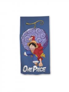 One piece Пляжное полотенце One Piece - большое и приятное на ощупь банное полотенце 70x140 см синего цвета