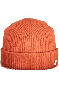 Мужская шапка Boss вязаная с логотипом, оранжевый