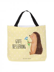 Шоппер Mr. & Mrs. Panda, желтый пастельный