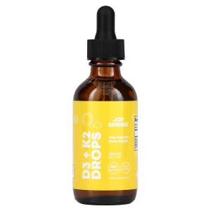 Витамины D3 и K2 в каплях JoySpring, 60 мл