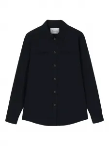 Рубашка на пуговицах Nanushka, черный