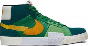 Кроссовки Nike Zoom Blazer Mid Premium SB 'Mosaic Pack - Aloe Verde', зеленый