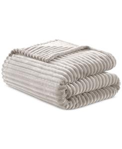 Мягкое плед в рубчик, размер Twin Arch Studio, Silver