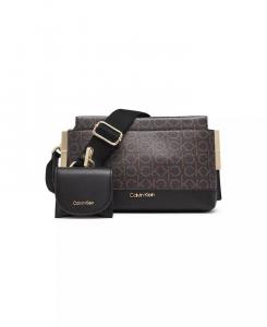 Регулируемая сумка через плечо Bianca Signature Calvin Klein, коричневый