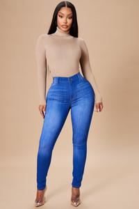 Джинсы скинни Fashion Nova FN22805H21, синий