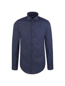 SEIDENSTICKER Строгая рубашка 'Schwarze Rose' Slim fit в темно-синем цвете