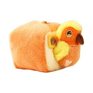Милый лечебный творческий птичий домик плюшевая кукла попугай летающая птица высота 12см AOLETU, оранжевый