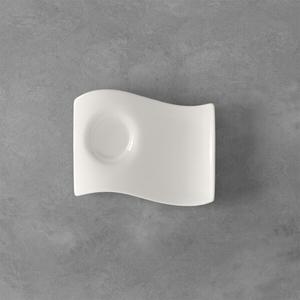 Блюдце Villeroy & Boch New Wave Caffé Party Platter маленькое, 17x13 см, белый