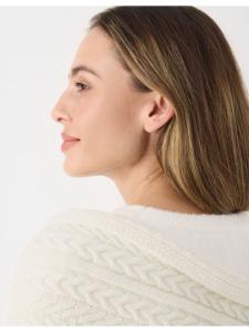 треугольный шарф белого цвета Codello