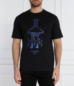 Футболка Boss Orange Teemixdoodle расслабленной посадки, черный