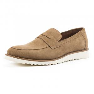 SENJIALUO Лоферы мужские коричневые