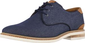Мужские оксфорды Florsheim Highland Canvas с plain toe, темно-синий