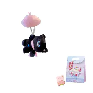 Милые плюшевые подвески Bunny, Bear, Piglet, Kitten, Little Elephant в виде облачных шариков для битвы, высота 13 см Jinnew