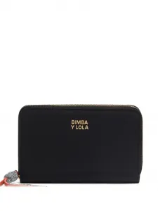 Средний кошелек с логотипом Bimba Y Lola, черный