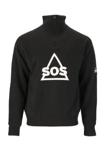 Свитер Tignes с высоким воротником SOS, черный