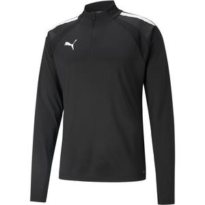 Толстовка Teamliga на молнии 1/4. Puma, цвет puma black-puma white 003
